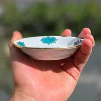 نعلبکی مقصود فیروزه ای|ظروف سرو و پذیرایی|اصفهان, سنبلستان|دیوار