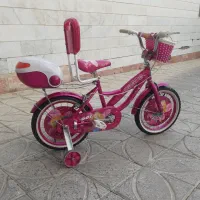 دوچرخه دخترانه سایز ۱۶ در حد نو