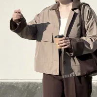 بارونی جکت موکا جنس کار سوپر سانتا ضد اب|لباس|رودسر, |دیوار