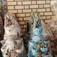 آبنما سفالی|مجسمه، تندیس، ماکت|قم, کوه سفید|دیوار