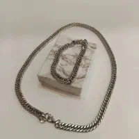 ست دستبند و گردنبند مردانه