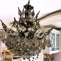 ۴عدد لوستر ۱۳شعله برنز