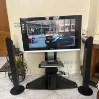 تلویزیون سامسونگ ۴۰ اصل کره با میز