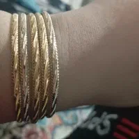 طلای 18عیار 5عدد دستبد