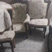 مبلمان سلطنتی ۹نفره|مبلمان خانگی و میز عسلی|محمدیه-قزوین, |دیوار