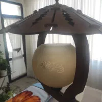 لوستر چوبی آنتیک