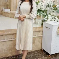 پیراهن مجلسی پلیسه شیک سایز ۳۸.۴۰