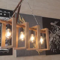 لوستر چوبی دست‌ساز مکرومه و انواع چوب روسی مرغوب|لوستر و چراغ آویز|کوهسار (البرز), |دیوار