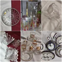 پارچ و لیوان قندان شکلات خوری استکان میوه خوری