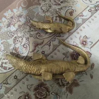 مجسمه های برنزی خارجی تمساح|مجسمه، تندیس، ماکت|تهران, شهرک آسمان|دیوار