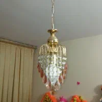 لوستر آویز کریستالی