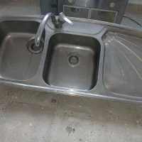 سینک ظرفشویی همراه شیر|مصالح و تجهیزات ساختمان|تهران, شهرک ولیعصر شمالی|دیوار