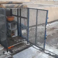 فروش قفس آهنی بزرگ،دست ساز.سفارشی.|لوازم جانبی حیوانات|شاهین‌شهر, شهرک پردیس|دیوار