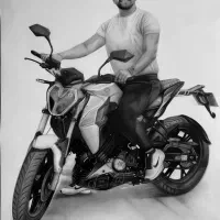 نقاشی چهره|تابلو، نقاشی، عکس|شیراز, رکن‌آباد|دیوار