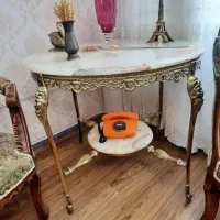 آینه، کنسول،شمعدان برنز کلکسیونی،میز آذر برنز اصیل|بوفه، ویترین، کنسول|تبریز, |دیوار