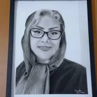 هدیه طراحی چهره سیاه قلم