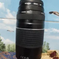 لنز حرفه ای ۷۵/۳۰۰ ژاپنی کنون|دوربین عکاسی و فیلم‌برداری|شیراز, تندگویان|دیوار