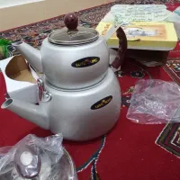 کتری قوری با قندون نو نو|قوری، کتری، قهوه‌ساز دستی|قزوین, |دیوار