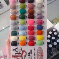 ۴۰ عدد لاکژل ناخن میسلا+کاتالوگ+تاپ کات