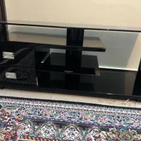 میز تلویزون تمام شیشه