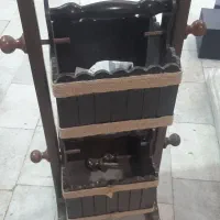 جا سیب زمینی پیاز عسلی فلزی جا قاشقی جا حبوبات