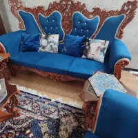 مبل سلطنتی ۷ نفره با میز ناهار خوری ۸ نفره