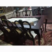 مبل هشت نفره و ناهار خوری هشت نفره کلاسیک|مبلمان خانگی و میز عسلی|ایلام, |دیوار