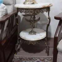 میزدوطبقه ومیزخاطره برنجی|صنایع دستی و سایر لوازم تزئینی|تهران, خانی آباد نو شمالی|دیوار