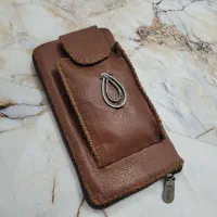 کیف پول چرم طبیعی دست دوز
