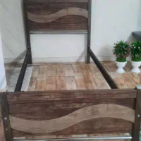 تخت تک نفره با کیفیت چوب (MDF)