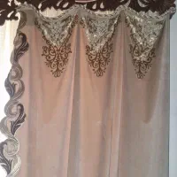 کتیبه پرده ،پرده شاین دار ،بهمراه دو عدد والن