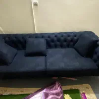 مبل چستر تمام چوب رویه مخمل|مبلمان خانگی و میز عسلی|دامغان, |دیوار