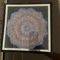 بشقاب میناکاری فلزی|صنایع دستی و سایر لوازم تزئینی|یزد, |دیوار