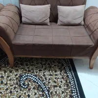 مبل هفت نفره قهوه ای