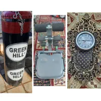 ساعت و کیسه بوکس کوچک و توتال کر