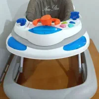 کالسکه و کریر و روروک رنگ ابی