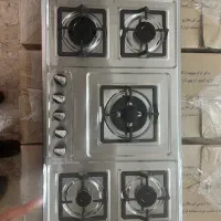 اجاق گاز رومیزی ۵ شعله استیل مربع (قیمت عمده)