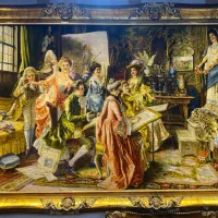 تابلوفرش کلاس نقاشی