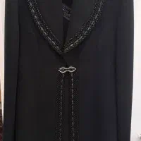 مانتو شلوار مشکی  مجلسی