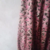 لباس جرج گل مخمل رنگ بنفش