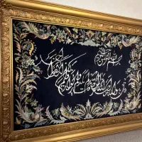 تابلو فرش (گل ابریشم)
