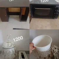 ماکروتستر،سرخکن،میزتحریر،سطل و جادستمال