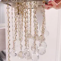 ۲عدد لوستر سقفی کریستالی