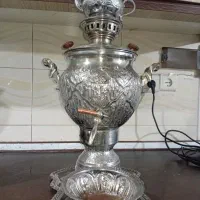 ست سماور و قوری و سینی