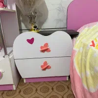 تخت خواب دخترانه|تخت و سرویس خواب|ساوه, |دیوار