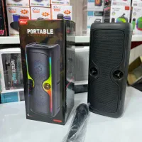 اسپیکر بلوتوثی شارژی میکروفون دار با رقص نور|سیستم صوتی خانگی|زنجان, |دیوار