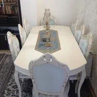 میز غذا خوری شیش نفره