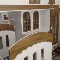 تخت دو طبقه مدل کلبه