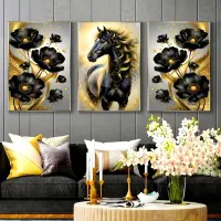 ساعت وتابلو ۳تیکه|ساعت دیواری و تزئینی|زابل, |دیوار