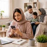 بانوان خانه دار مژده مژده کار در منزل کنار خانواده